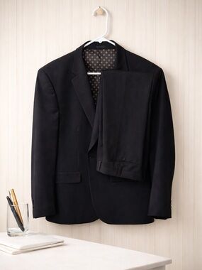 Men's Black Two-Piece Suit